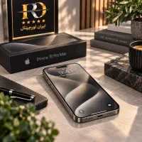 آیفون pro max ۱۵ مشکی تیتانیوم ۲۵۶ گیگ اقساطی|موبایل|تهران, ولنجک|دیوار