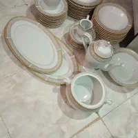 سرویس چینی ۱۲ نفره پیاله مرغ خوری قندان پارچ لیوان|ظروف سرو و پذیرایی|تهران, امام زاده حسن|دیوار