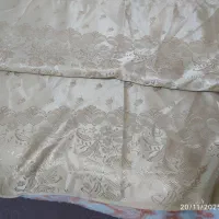 پرده ضخیم شامی رنگ نخودی طلایی|پرده، رانر، رومیزی|مشهد, فاطمیه|دیوار