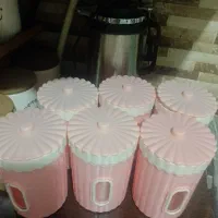 قوطی صورتی|ظروف نگهدارنده، پلاستیکی، یک‌بارمصرف|تهران, مینابی|دیوار