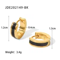 گوشواره حلقه ای مینیمال استیل|بدلیجات|ری, اقدسیه|دیوار