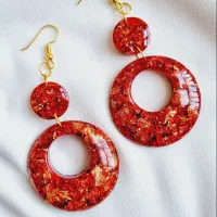 گوشواره رزینی