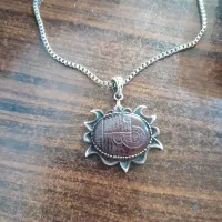 پلاک گردنی نقره