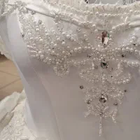 کار دست لباس عروس