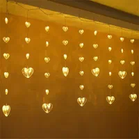 ریسه پرده ای قلب قلب و ستاره ستاره