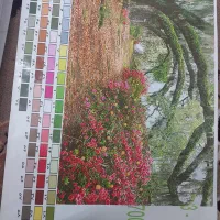 نخ و نقشه منظره طبیعت|تابلو فرش|مشهد, شهرک مطهری|دیوار