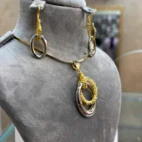 نیم ست کادوئی طلای ۱۸ عیار|جواهرات|شیراز, تندگویان|دیوار