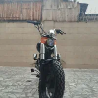 موتور طرح هارلی کاستوم شده کافه ریس