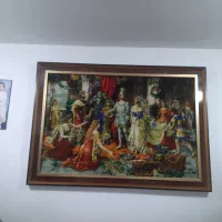 نخ ودارتابلو فرش جشن ملکه