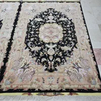 فرش جفت تبریز چله ابریشم