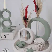 دکوری،نظم دهنده میز آرایش، گلدان،شیپ عکاسی