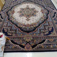 ۲تخته فرش ۱۲ متری زمینه سرمه ای
