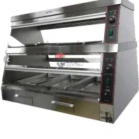 دیسپلی ویترینی مرغ سوخاری دو طبقه