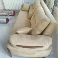 کاناپه سه نفره|مبلمان خانگی و میز عسلی|ابریشم, |دیوار