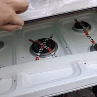 فروش یک اجاق گازوماشین لباسشویی نو