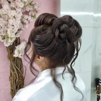 آفر ویژه شنیون با مژه موقت فقط ۴۰۰|خدمات آرایشگری و زیبایی|اسلامشهر, باغ فیض|دیوار