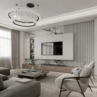 کابینت کمد دکور تی وی کناف رنگ نور لاینر بازسازی|مصالح و تجهیزات ساختمان|شاهین‌شهر, فردوسی|دیوار