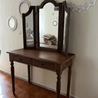 آینه کنسول تمام چوبی