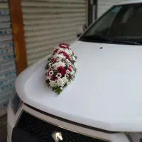گل آرایی ماشین عروس با ۱۲۰۰|گل و گیاه طبیعی|رشت, خواهر امام|دیوار