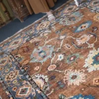 دو تخته فرش 6 متری نخ ابریشم