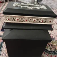 سطل زباله و جای دستمال کاغذی