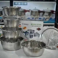 سرویس لگن و ابکش و رنده تمام استیل وارداتی|ظروف پخت‌وپز|اهواز, کمپلو جنوبی|دیوار