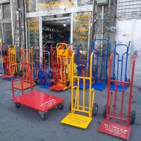 (چرخ مخصوص حمل باربردن پله دستی)گاری بار چهار دو