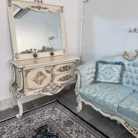 مبلمان استیل ۱۰ نفره سفارشی همراه کنسول|مبلمان خانگی و میز عسلی|قم, عمار یاسر|دیوار