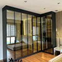 فروش درب شیشه ای کمد کابینت دکوفیکس