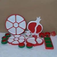 کارهای یلدایی،ست های رومیزی،