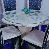 میزنهاری خوری۴ نفره با کاور|میز و صندلی غذاخوری|اهواز, منازل سپاه|دیوار