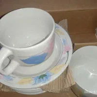 سرویس۱۲پارچه ۶تایی قهوه خوری خارجی ۶۵۰