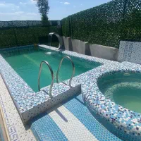 اجاره کلبه سویسی استخر روباز چهارفصل