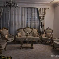 مبل سلطنتی 9 نفره به همراه میز