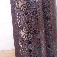 ۶متر کتیبه پرده رنگ قهوه ای سوخته قابل تغیر رنگ