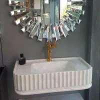 روشویی سنگی|لوازم سرویس بهداشتی|ری, علایین|دیوار