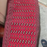 پشتی ترکمن ماشینی 4عدد رنک قرمز