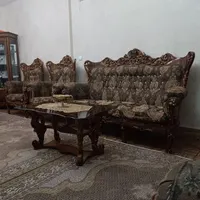 مبل استیل،سلطنتی از چوب اصل گردو|مبلمان خانگی و میز عسلی|ماهدشت, |دیوار