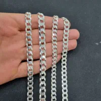 زنجیر های نقره مردانه ایتالیایی ITALY (عمده و تک)