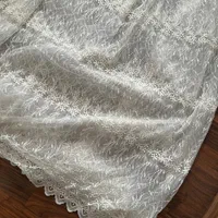 پرده تور گلدار|پرده، رانر، رومیزی|اصفهان, بهارستان|دیوار