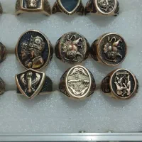 انگشتر های طلا روسی تاج شیروخورشید بینظیر وشیک|بدلیجات|تهران, زهتابی|دیوار