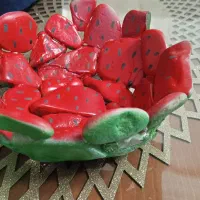 ظرف شیرینی خوری،میوه خوری و شکلات خوری طرح هندوانه|ظروف سرو و پذیرایی|محمدشهر, کوی بهار|دیوار