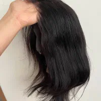 کلاه گیس مو طبیعی مشکی