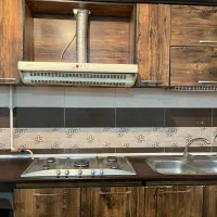 کابینت ام دی اف ۶متری به همراه هود و گاز و سینک