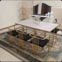 صندلی نهار خوری فلزی بادوام خاص به قیمت تولیدی|مبلمان خانگی و میز عسلی|خوی, |دیوار