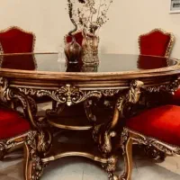 مبل سلطنتی (استیل) بسیار شیک چوب گردو