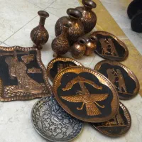 ظروف و سینی مسی|صنایع دستی و سایر لوازم تزئینی|تهران, عباس‌آباد|دیوار