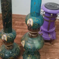 لامپا شیشه ای یکی نو یکی دست دوم