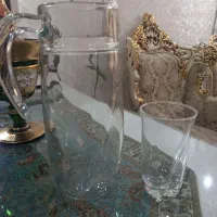 ۶ست پارچ و لیوان فرانسه و ۱۰دست لیوان فرانسه نو