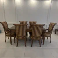 ناهارخوری ۶ نفره چوبی وارداتی